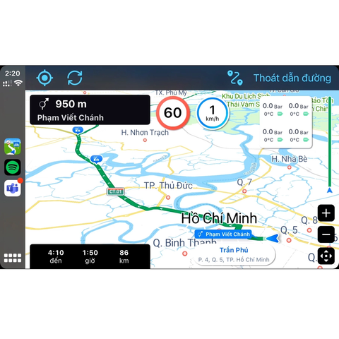 Phần mềm bản đồ trực tuyến Vietmap Live Pro