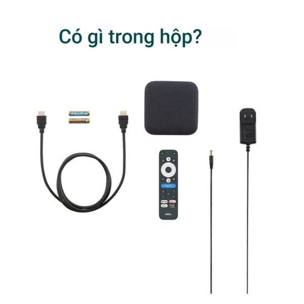 Android TV Box onn Google TV 4K Pro – Giải trí đỉnh cao, điều khiển rảnh tay