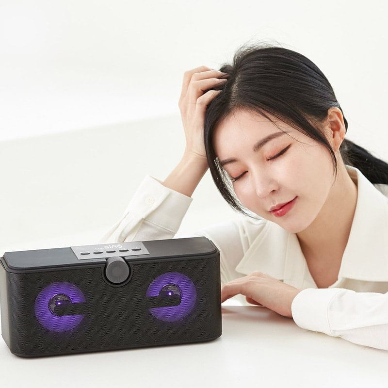 The Sing M160 Loa Bluetooth Với 2 Micro Miracle Hàn Quốc