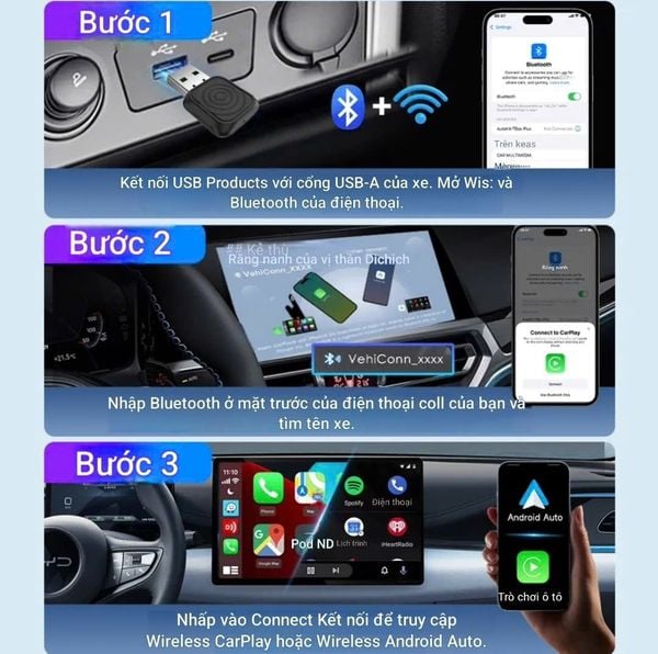 Carlinkit Mini Ultra – Nâng cấp CarPlay & Android Auto không dây cho xe hơi