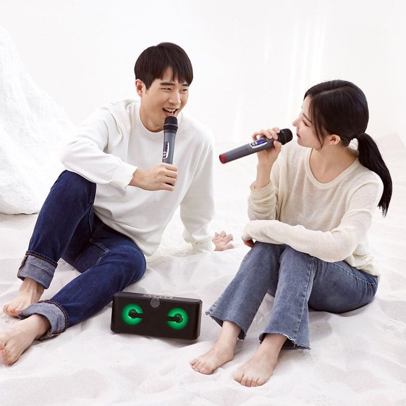The Sing M160 Loa Bluetooth Với 2 Micro Miracle Hàn Quốc