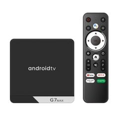 TV Box G7 Max Android TV 11 RAM 4G + 64G LAN 1000M Điều Khiển Bằng Giọng Nói