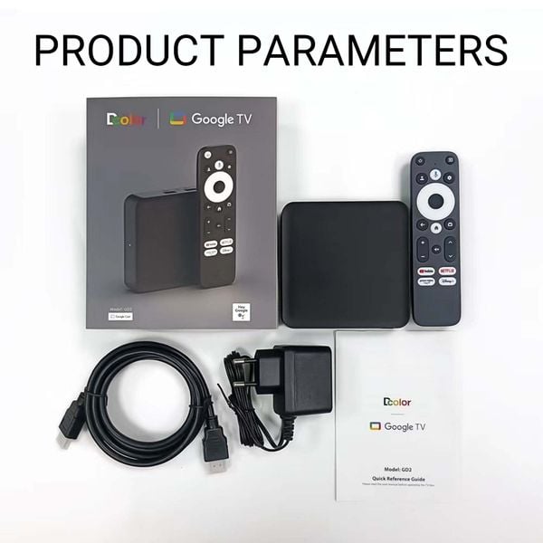 DColor GD2 Amlogic S905Y4-B Wifi 6 GoogleTV 12 - New 2025
