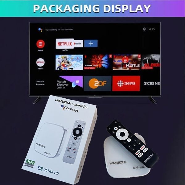 Android TV Box HIMEDIA S500 Pro Android TV 11 New
