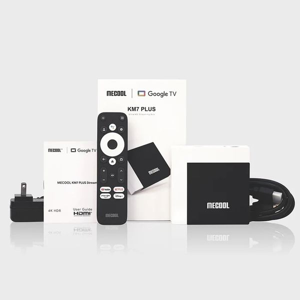 MECOOL KM7 PLUS – Android TV Box Google TV 4K (Android 14)