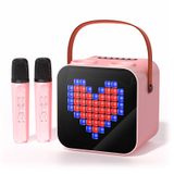 Loa Bluetooth Karaoke Không Dây SP-100 Kèm 2 Mic