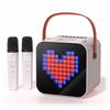 Loa Bluetooth Karaoke Không Dây SP-100 Kèm 2 Mic