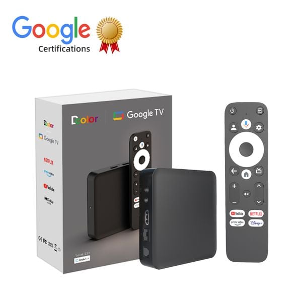 DColor GD2 Amlogic S905Y4-B Wifi 6 GoogleTV 12 - New 2025
