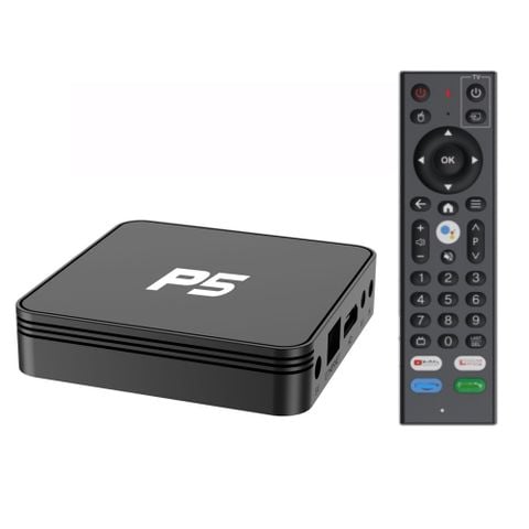 TV Box P5 Android TV 10 Wifi 6 Điều Khiển Giọng Nói