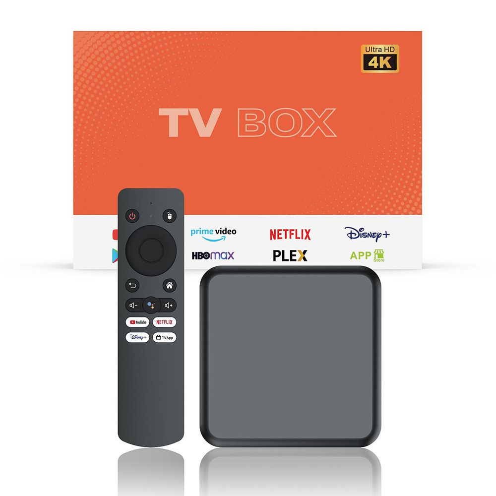 TV Box X8 Plus Android TV 12 Wifi 6 BT5.0 Điều Khiển Giọng Nói