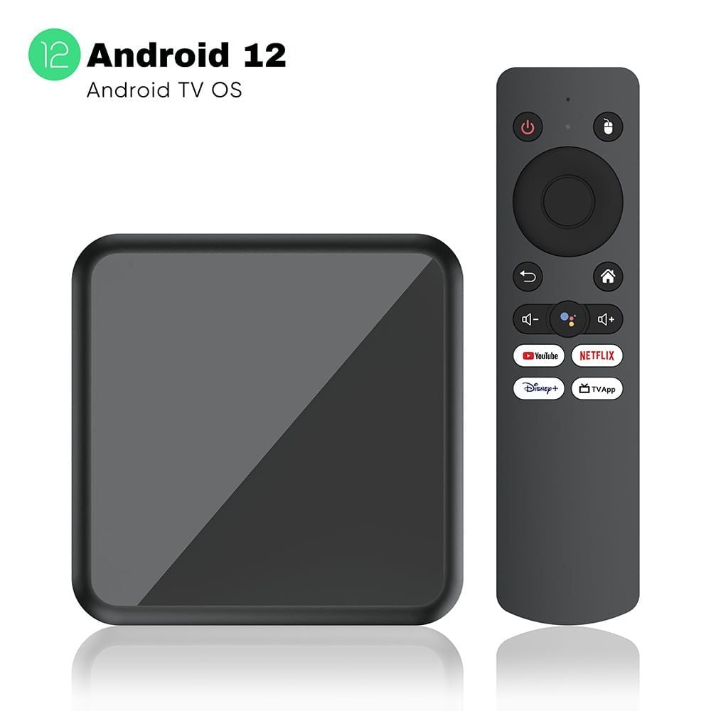 TV Box X8 Plus Android TV 12 Wifi 6 BT5.0 Điều Khiển Giọng Nói