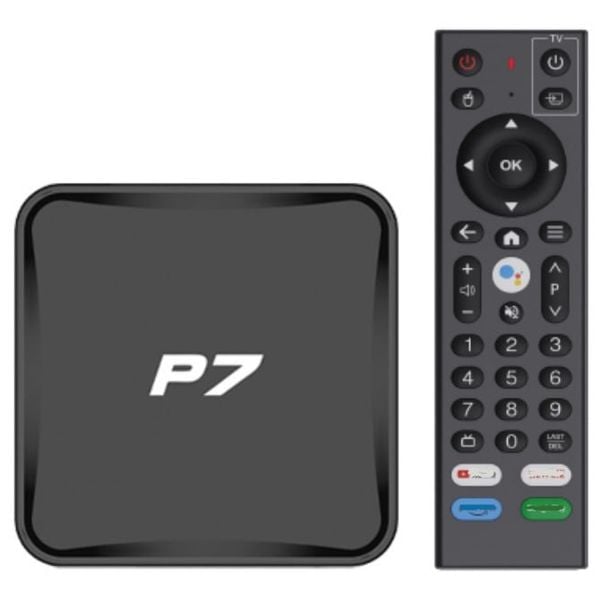 Tivi Box P7 Android TV 12 – CPU H618, Wifi 6, Bluetooth 5.0 New 2025