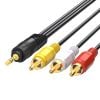Cáp AV với một đầu cắm 3.5mm và 3 đầu hoa sen dài 1m5