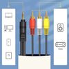 Cáp AV với một đầu cắm 3.5mm và 3 đầu hoa sen dài 1m5