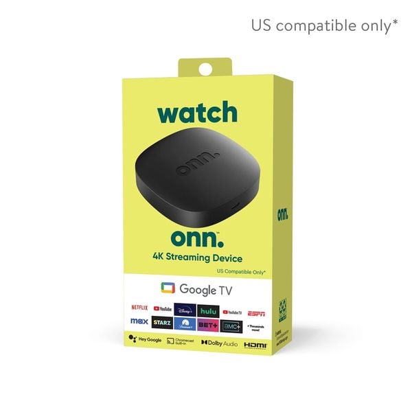 Onn TV Box Google TV 4K (New 2023)