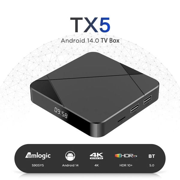 Android TV Box Tanix TX5 - Mới 2025