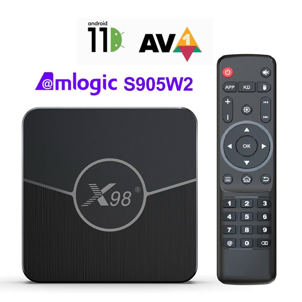 TV Box X98 Plus Android TV 11 Dual Wifi HDR 10+