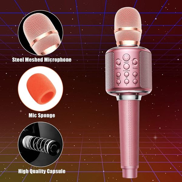 Micro Hát Karaoke Di Động Không Dây Bluetooth Y11S