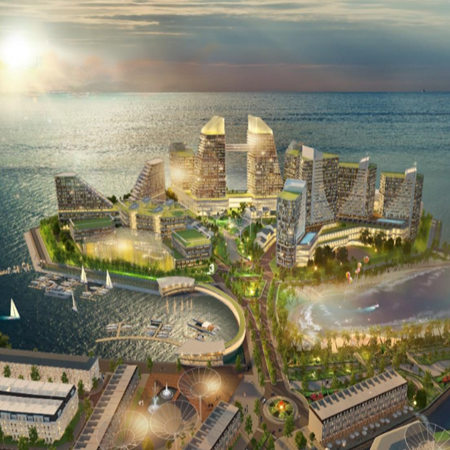 Đảo kim cương điểm nhấn của dự án The Sunrise Bay Đà Nẵng