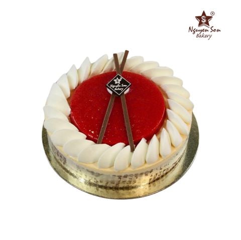  Coconut & Strawberry Charlotte 