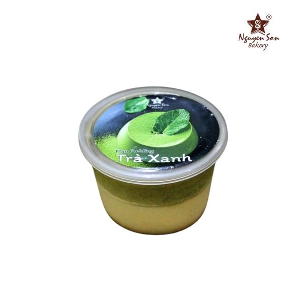  Flan Pudding Trà Xanh 