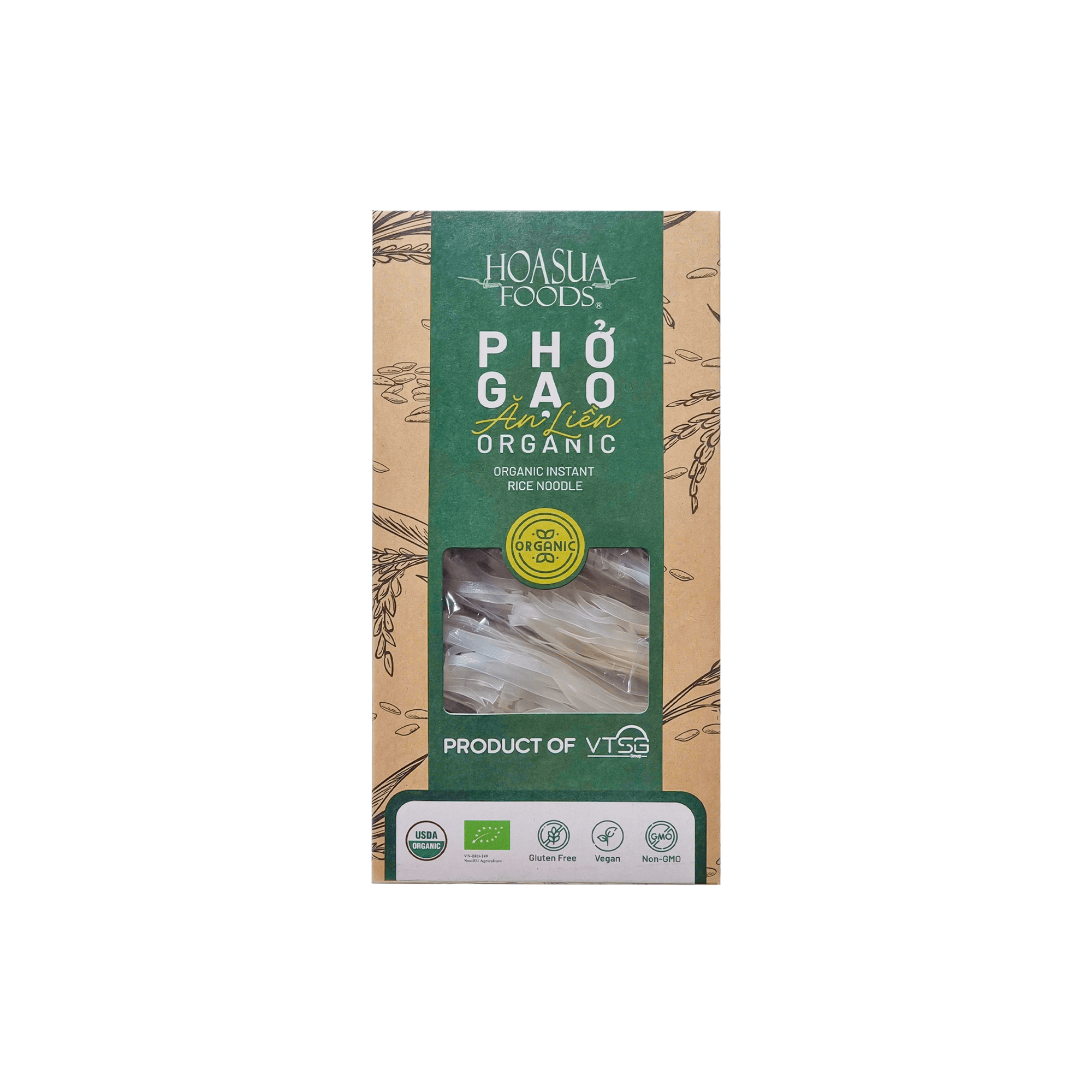Phở gạo ăn liền hữu cơ Hoa Sữa 60gx6