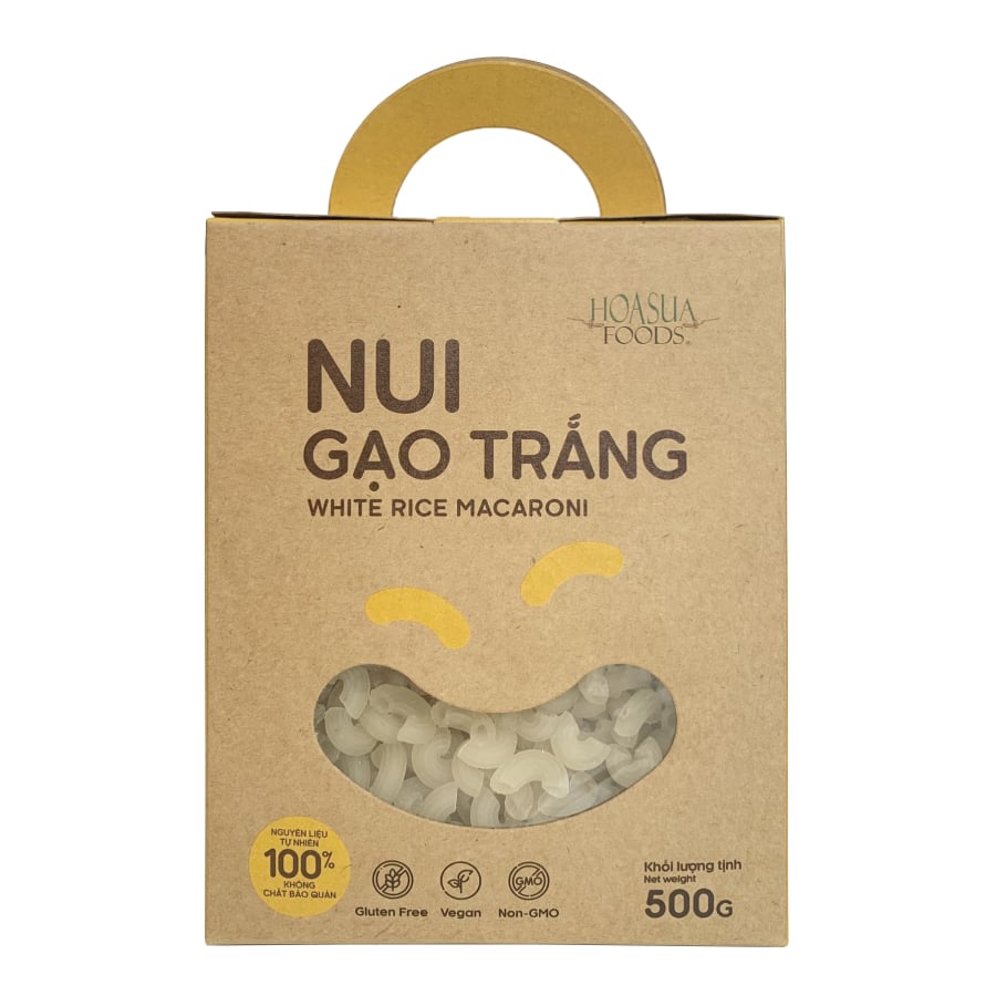 Nui gạo trắng Hoa Sữa 500g