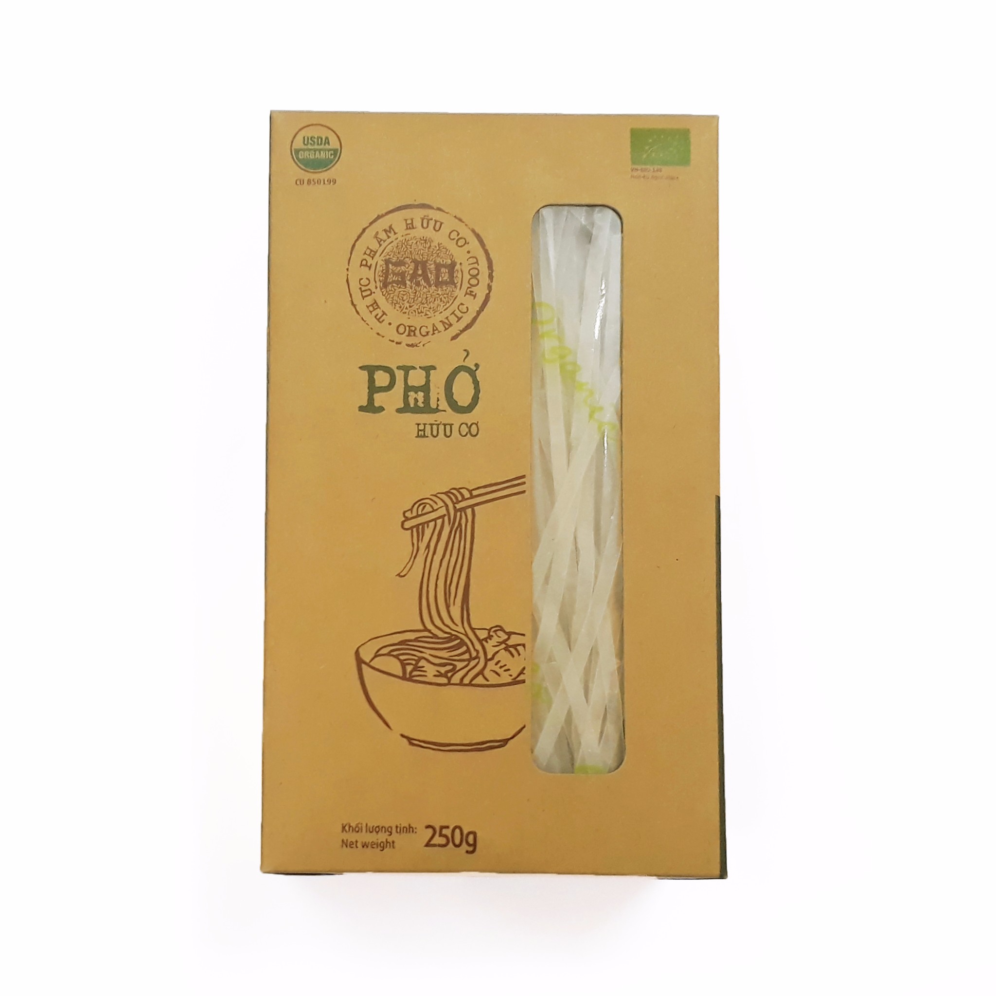 Phở khô hữu cơ Quốc Hương 250gr