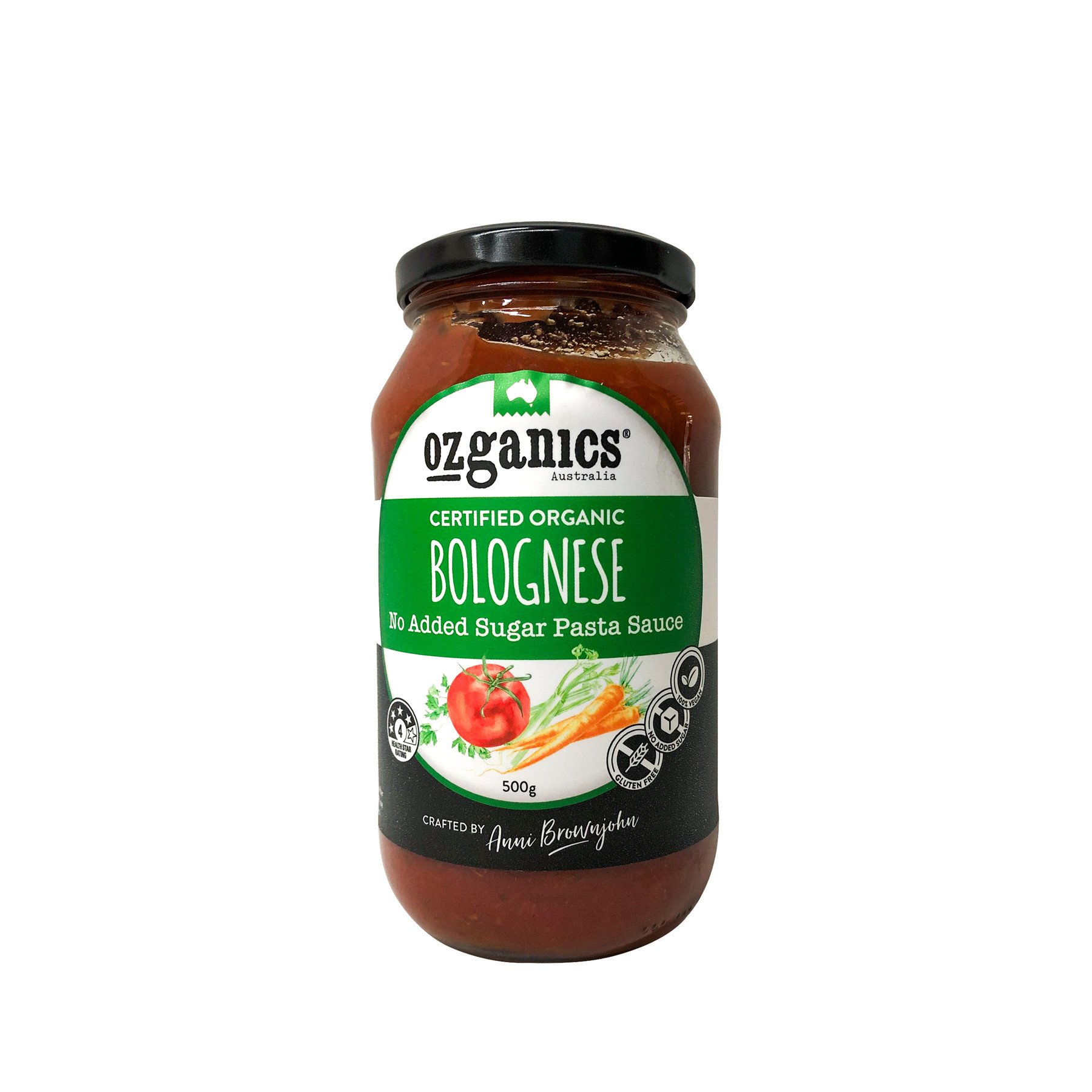 Sốt mì Pasta hữu cơ Bolognese hiệu Ozganics 500g