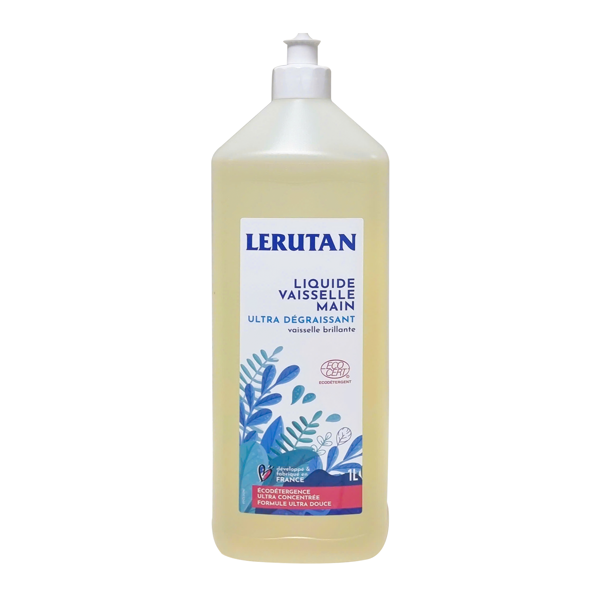 Nước rửa bát sinh học đậm đặc hương chanh Lerutan 1L
