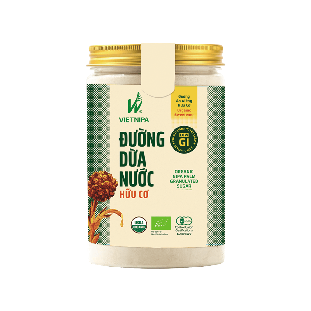 Đường dừa nước hữu cơ VIETNIPA - 550g