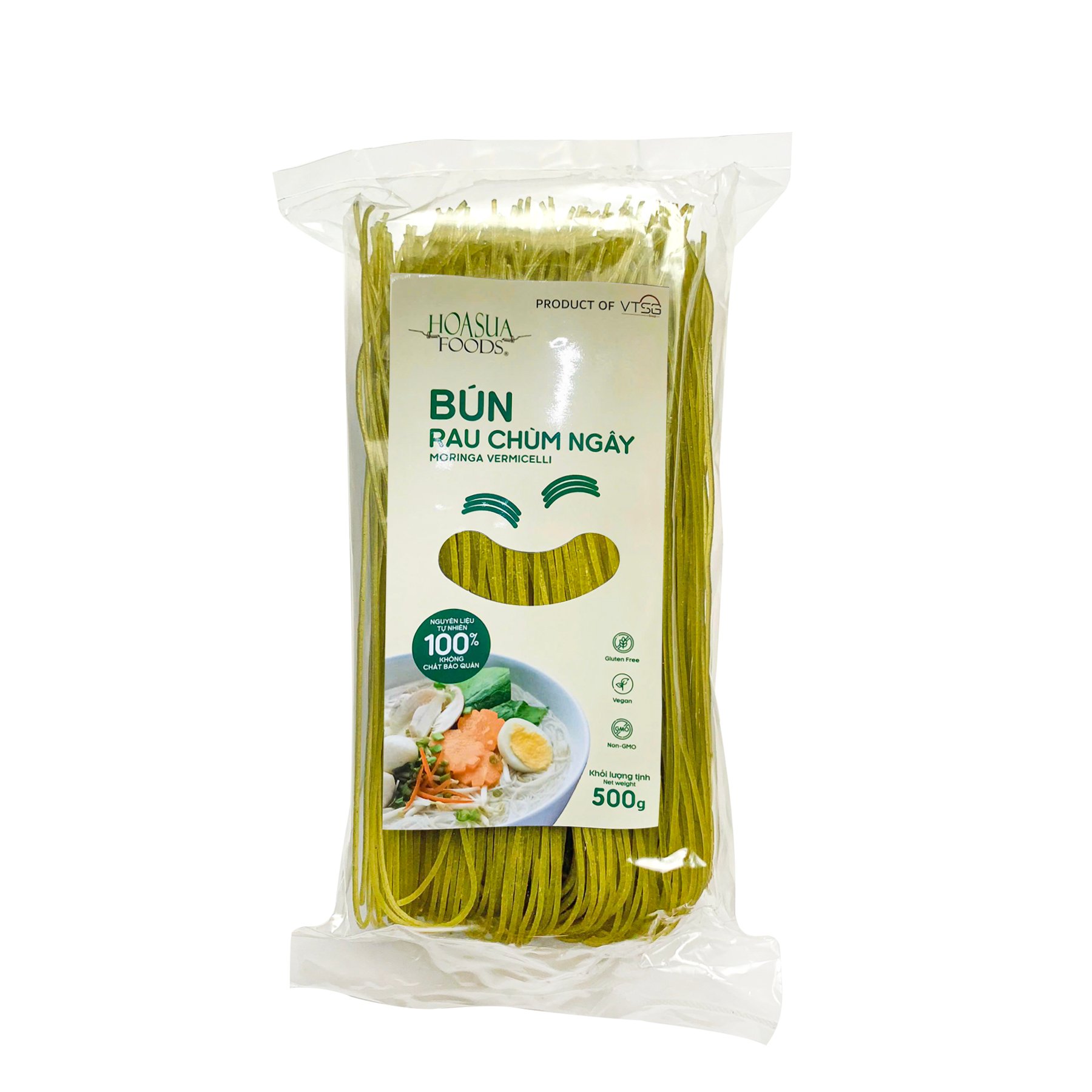 Bún gạo rau chùm ngây Hoa Sữa túi 500g