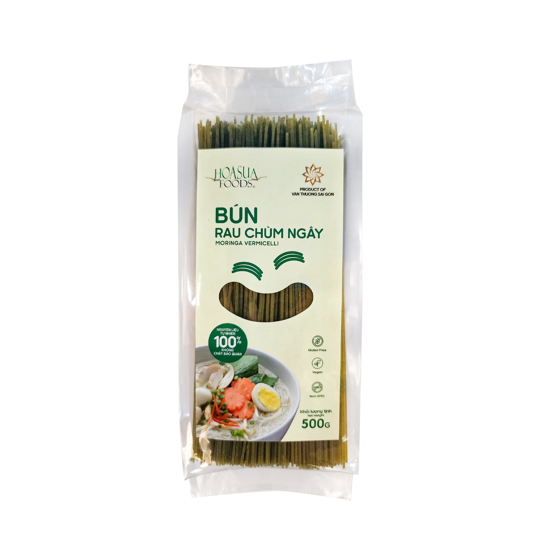 Bún gạo rau chùm ngây Hoa Sữa túi 500g