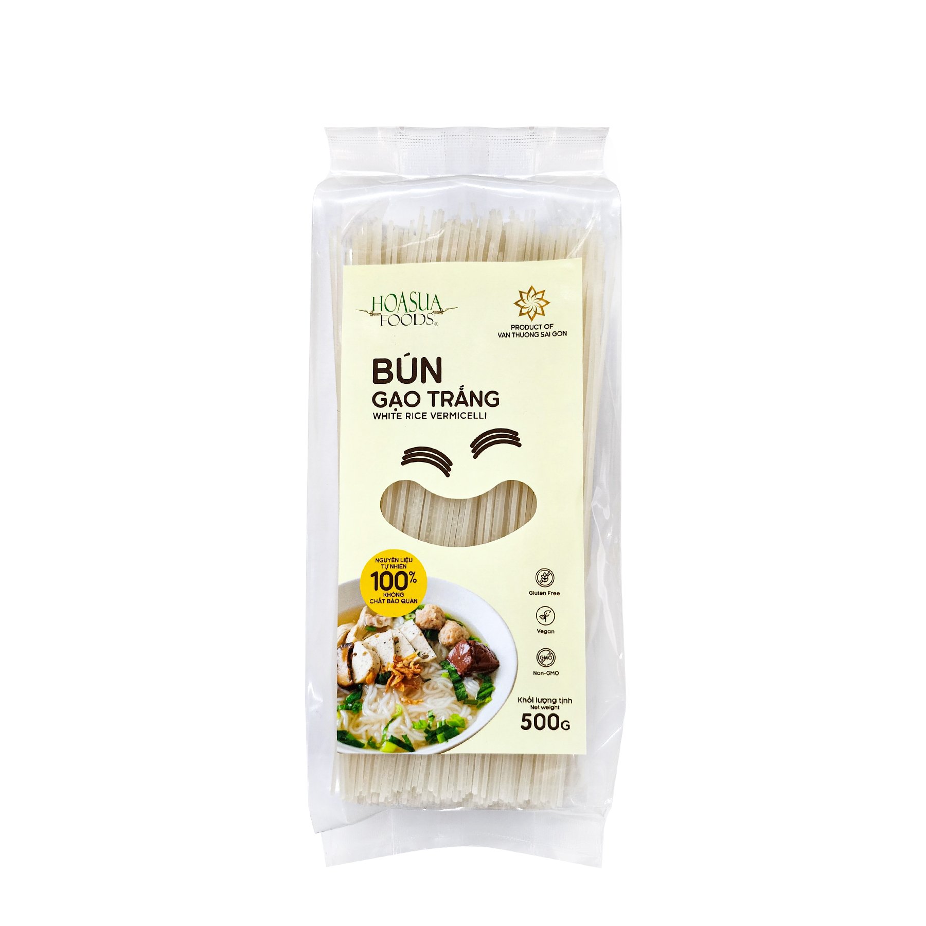 Bún gạo trắng Hoa Sữa túi 500gr