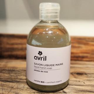 Nước rửa tay hữu cơ hương hoa hồng Avril 300ml