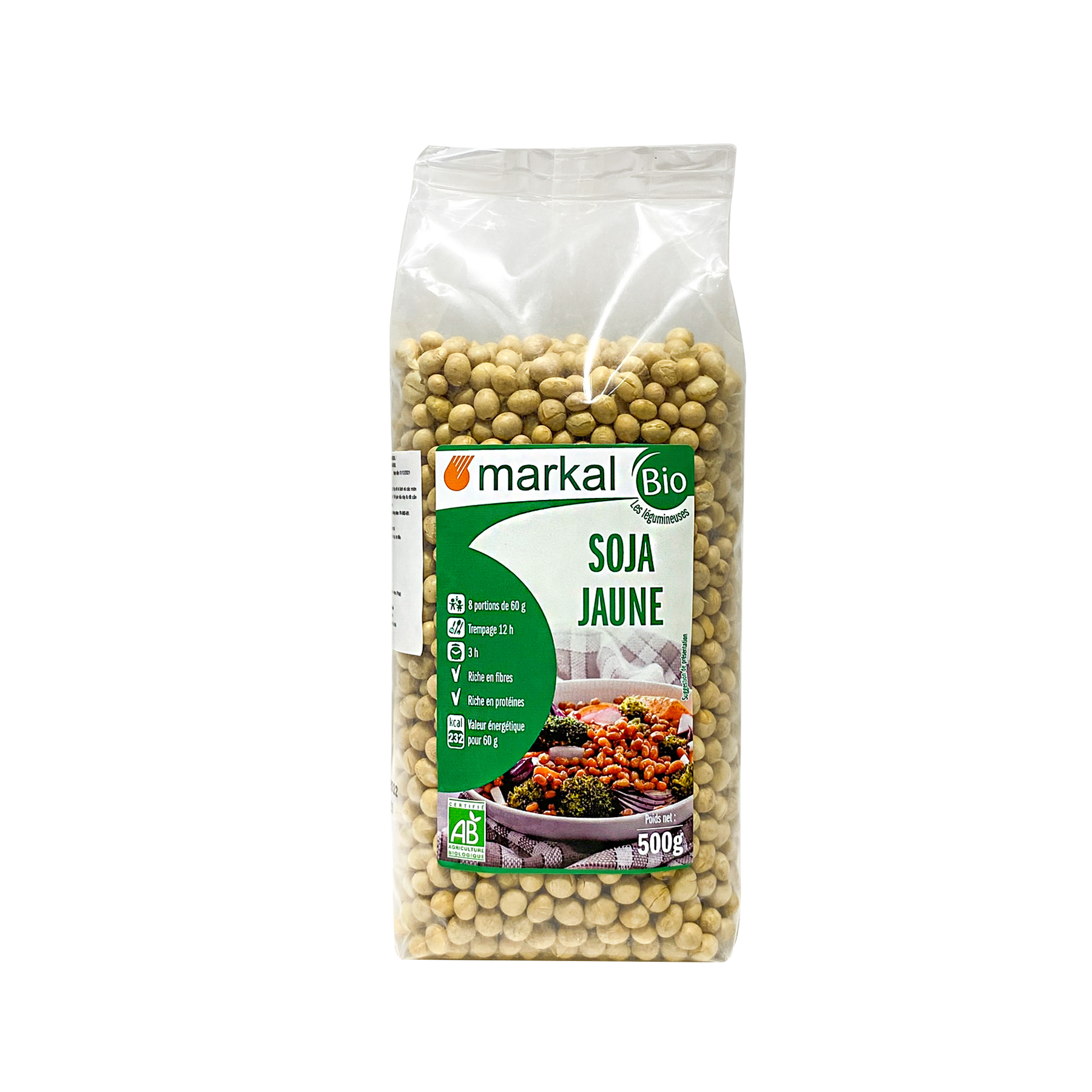 Đậu nành hữu cơ Markal 500g