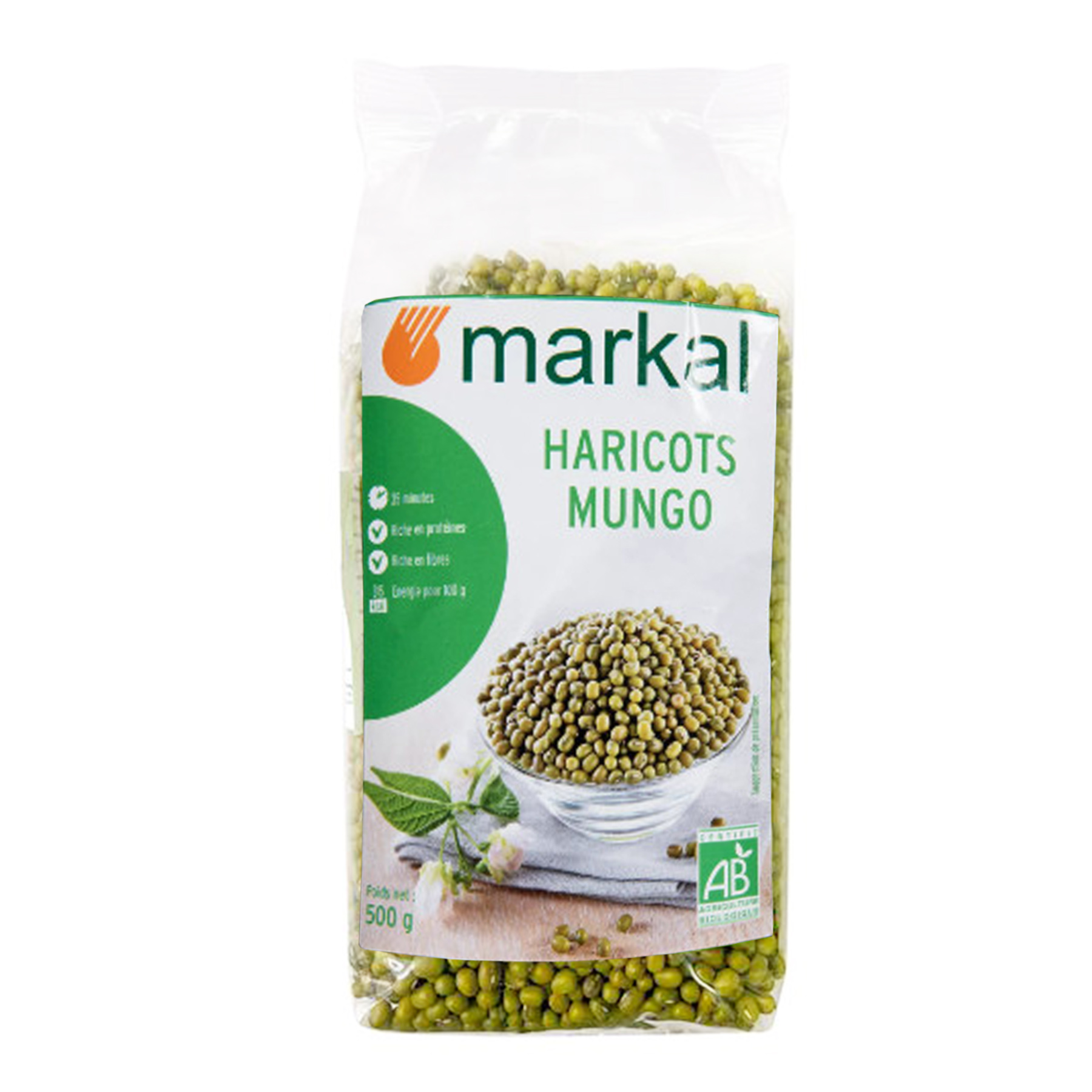 Đậu xanh hữu cơ Markal 500g