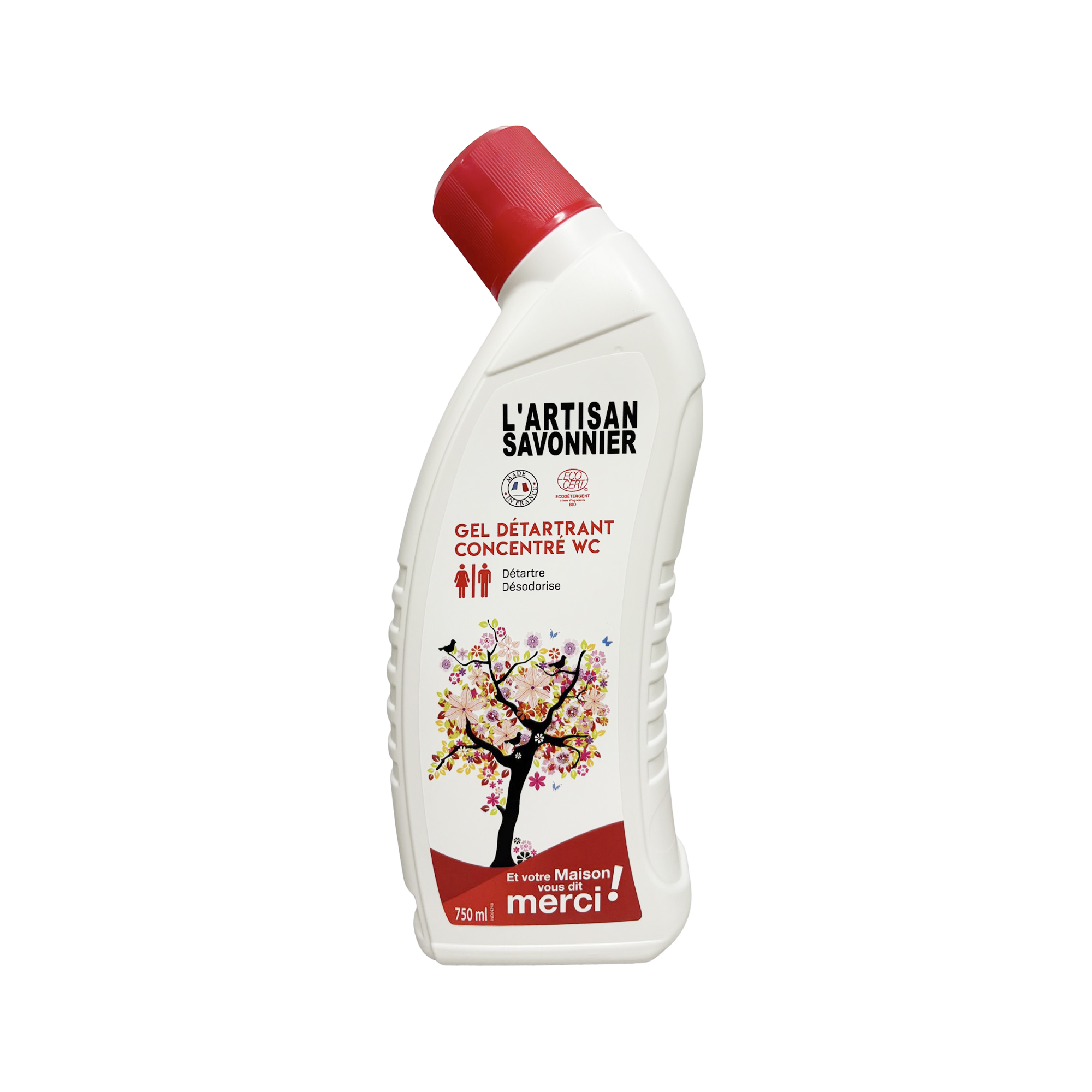 Gel tẩy rửa bồn cầu hữu cơ Artisan Savonnier 750ml