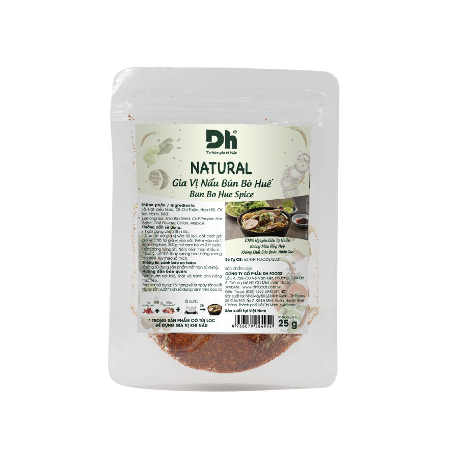 Gia Vị Bún Bò Huế Dh Foods 25g