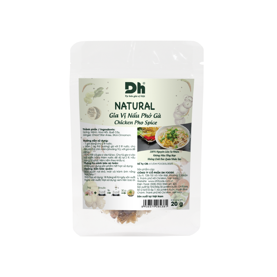 Gia Vị Nấu Phở Gà Dh Foods 20g