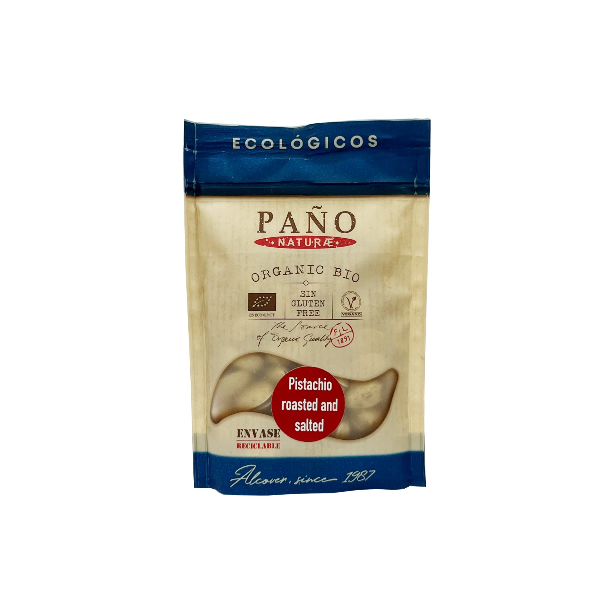 Hạt dẻ cười rang muối hữu cơ Pano Naturae 90g