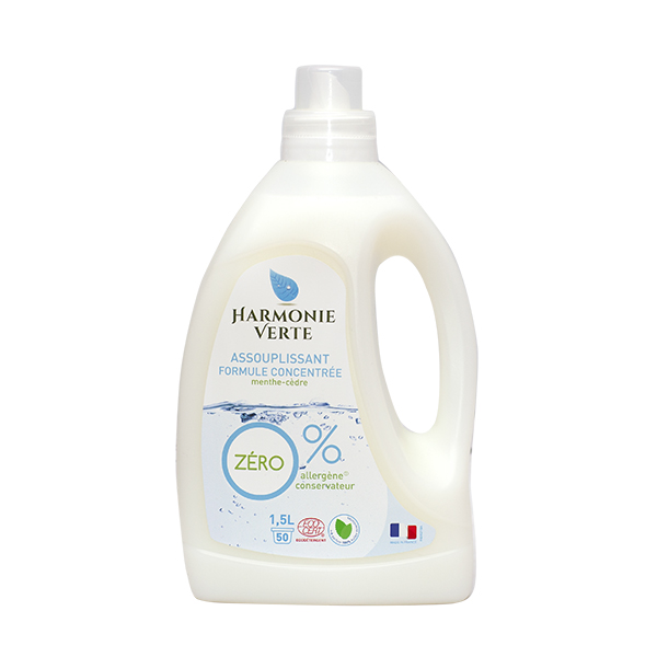 Nước xả sinh học đậm đặc bạc hà Harmonie Verte 1,5L