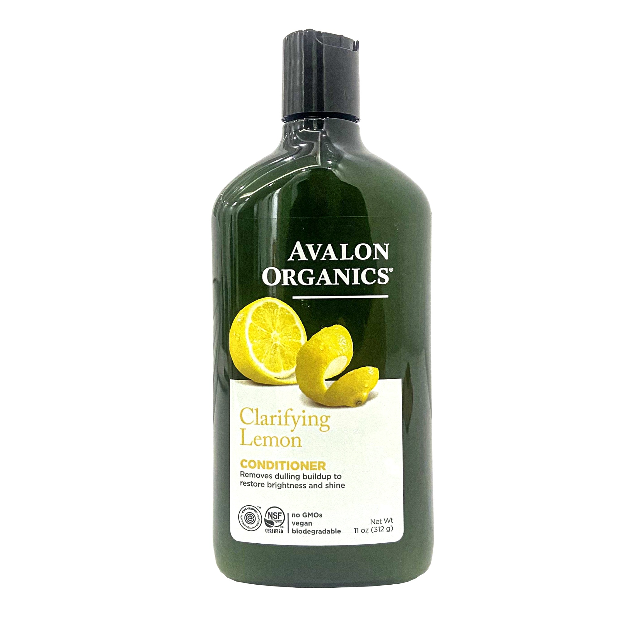 Dầu xả hữu cơ Avalon Organics hương chanh dành cho tóc xỉn màu, kém bóng mượt 312g