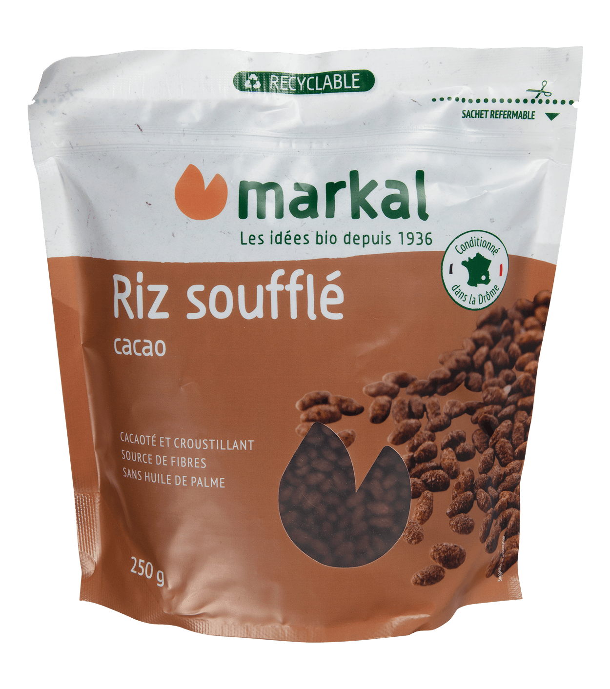 Ngũ cốc gạo hữu cơ socola Markal 250g