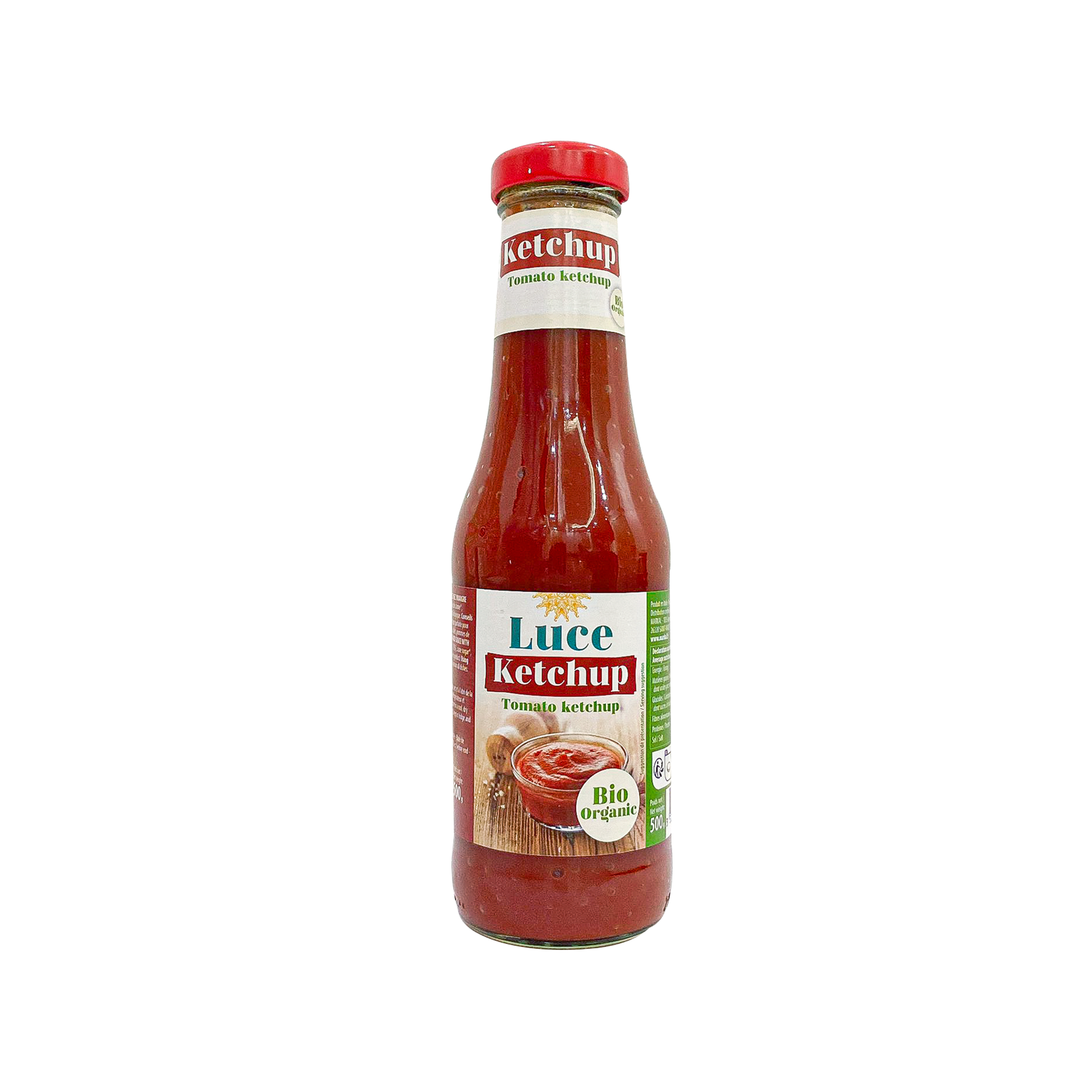 Sốt tương cà ketchup hữu cơ Luce 500g