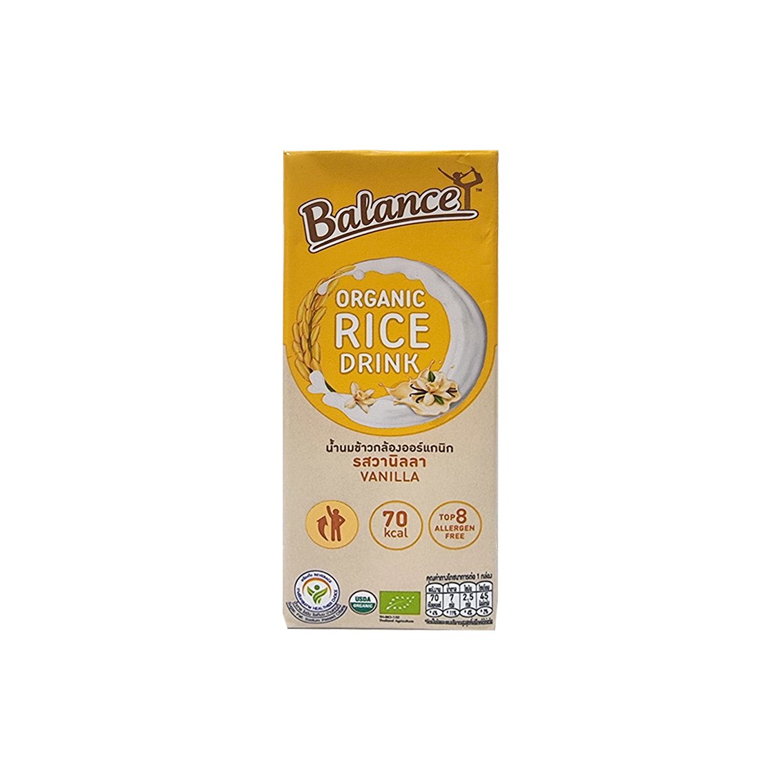 Sữa gạo hữu cơ vị vani Balance 180ml