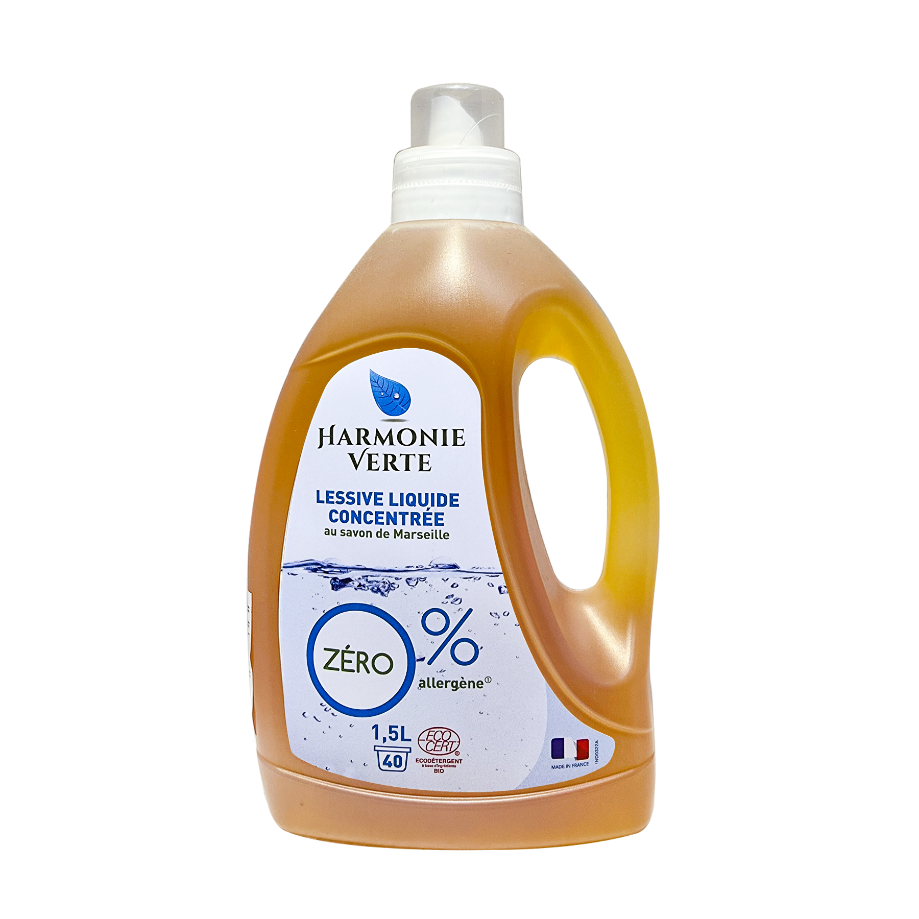 Nước giặt hữu cơ đậm đặc hương thông bạc hà Harmonie Verte 1.5l