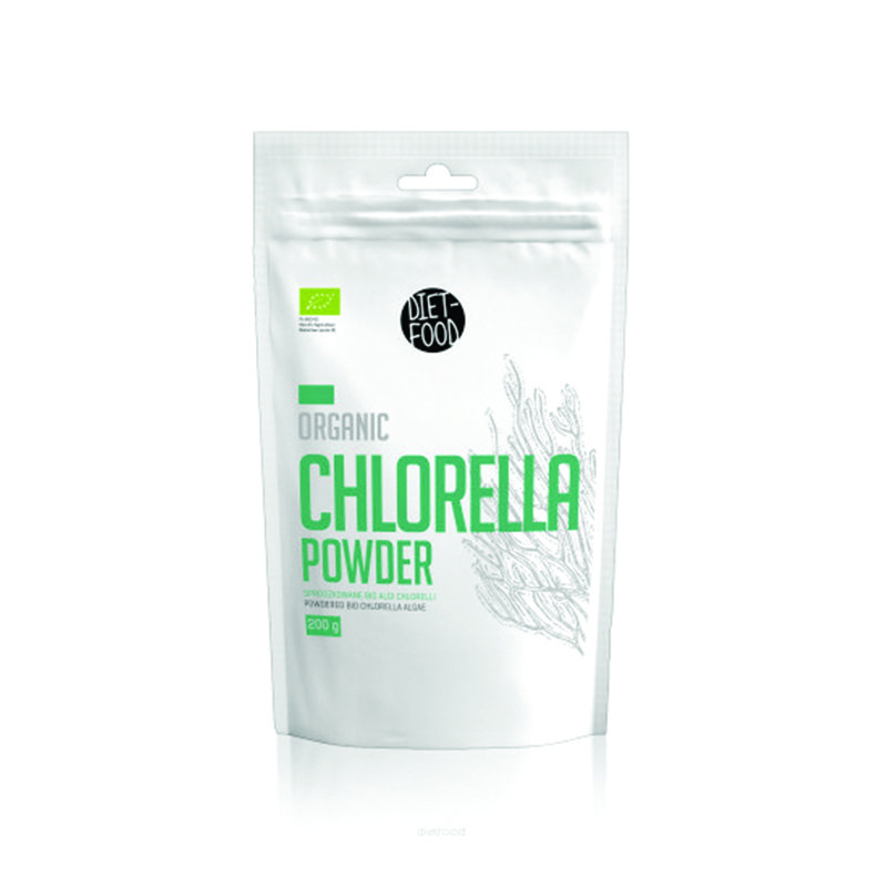 Bột tảo lục Chlorella hữu cơ Diet Food 200g