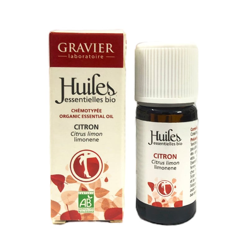 Tinh dầu chanh hữu cơ Gravier 10ml