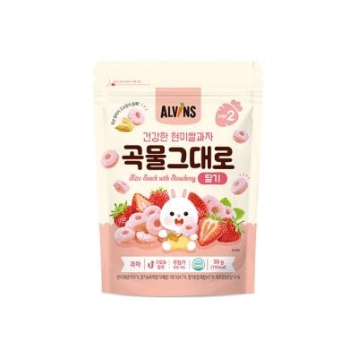 Thực phẩm bổ sung bánh gạo lứt cho bé vị dâu Alvins 30g